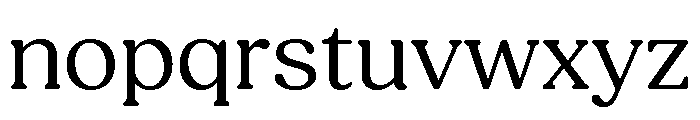 Fields Regular Font LOWERCASE