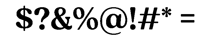 Fields Semi Bold Font OTHER CHARS