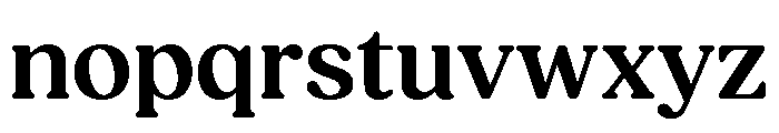 Fields Semi Bold Font LOWERCASE
