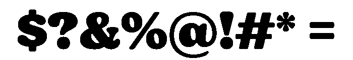 Fields Ultra Font OTHER CHARS