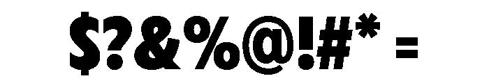 Fifties Bold Font OTHER CHARS