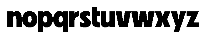 Fifties Bold Font LOWERCASE