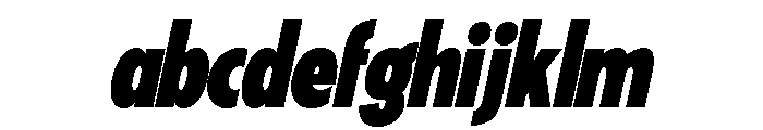 Fifties Condensed Bold Italic FONT