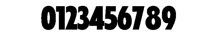 Fifties Condensed Bold Font OTHER CHARS