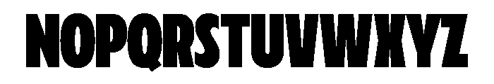 Fifties Condensed Bold Font UPPERCASE