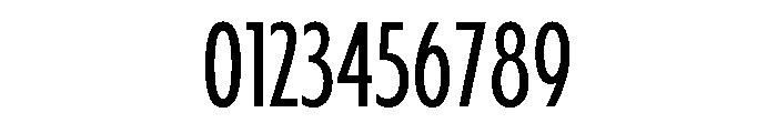 Fifties Condensed Light Font OTHER CHARS