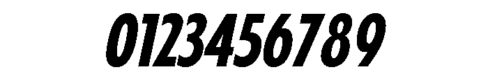 Fifties Condensed Medium Italic Font OTHER CHARS
