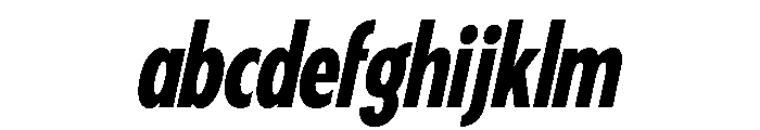 Fifties Condensed Medium Italic FONT