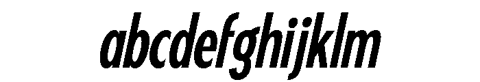 Fifties Condensed Regular Italic FONT