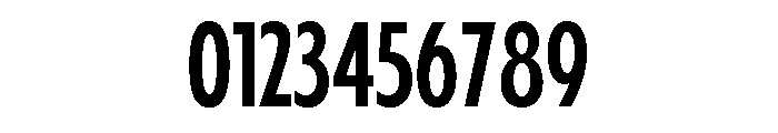 Fifties Condensed Regular Font OTHER CHARS