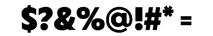 Fifties Expanded Bold Font OTHER CHARS