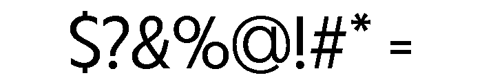Fifties Expanded Light Font OTHER CHARS