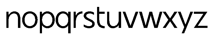 Fifties Expanded Light Font LOWERCASE