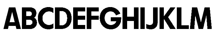 Fifties Expanded Medium Font UPPERCASE