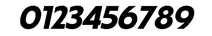 Fifties Expanded Semi Bold Italic Font OTHER CHARS