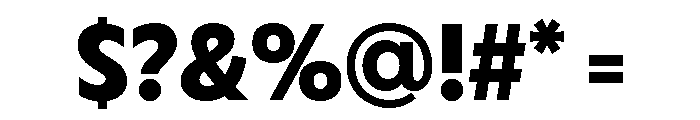 Fifties Expanded Semi Bold Font OTHER CHARS