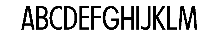 Fifties Light Font UPPERCASE