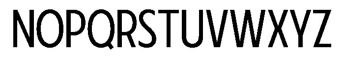 Fifties Light Font UPPERCASE