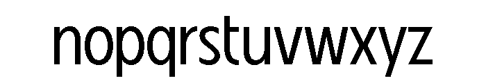 Fifties Light Font LOWERCASE