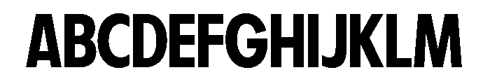 Fifties Medium Font UPPERCASE