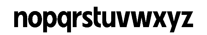 Fifties Medium Font LOWERCASE