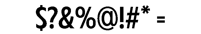 Fifties Regular Font OTHER CHARS