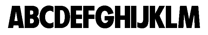 Fifties Semi Bold Font UPPERCASE