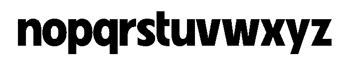Fifties Semi Bold Font LOWERCASE