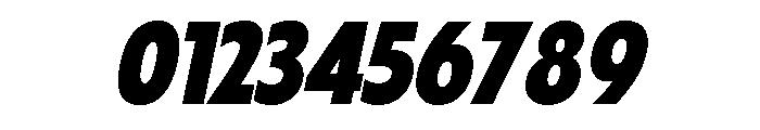 Fifties Semi Condensed Bold Italic Font OTHER CHARS