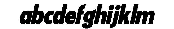 Fifties Semi Condensed Bold Italic FONT