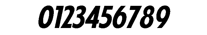 Fifties Semi Condensed Medium Italic Font OTHER CHARS