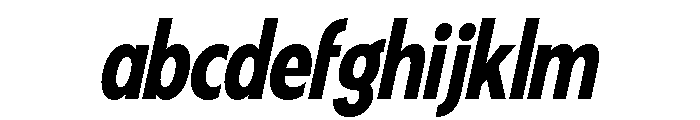 Fifties Semi Condensed Medium Italic FONT