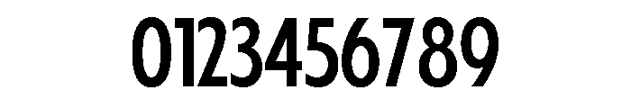 Fifties Semi Condensed Regular Font OTHER CHARS