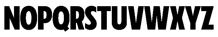 Fifties Semi Condensed Semi Bold Font UPPERCASE
