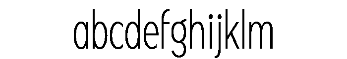 Fifties Semi Condensed Thin FONT