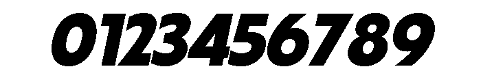 Fifties Semi Expanded Bold Italic Font OTHER CHARS