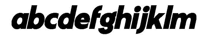 Fifties Semi Expanded Bold Italic FONT