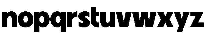 Fifties Semi Expanded Bold Font LOWERCASE
