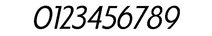 Fifties Semi Expanded Light Italic Font OTHER CHARS