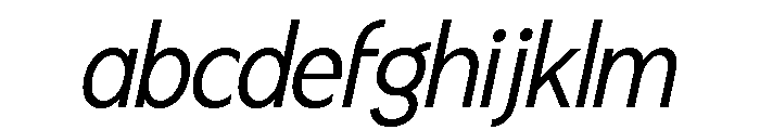 Fifties Semi Expanded Light Italic FONT