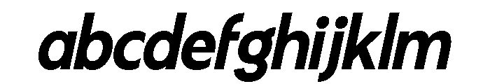 Fifties Semi Expanded Medium Italic FONT