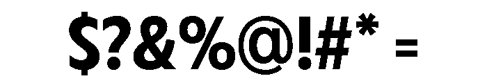 Fifties Semi Expanded Medium Font OTHER CHARS