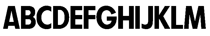 Fifties Semi Expanded Medium Font UPPERCASE