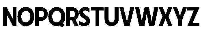 Fifties Semi Expanded Medium Font UPPERCASE