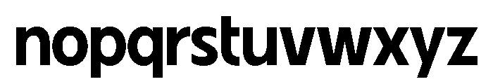 Fifties Semi Expanded Medium Font LOWERCASE