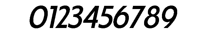 Fifties Semi Expanded Regular Italic Font OTHER CHARS
