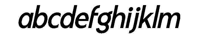 Fifties Semi Expanded Regular Italic FONT