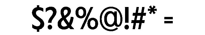 Fifties Semi Expanded Regular Font OTHER CHARS