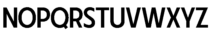 Fifties Semi Expanded Regular Font UPPERCASE