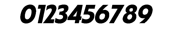 Fifties Semi Expanded Semi Bold Italic Font OTHER CHARS